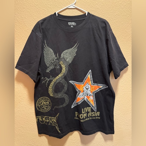 Travis Scott Other - New Travis Scott Cactus Jack Circus Maximus Asia Tour Exclusive T Shirt Size XL